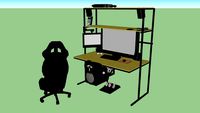 Multimedia Center / Computer Desk