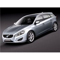 Volvo V60 2011 3D Model
