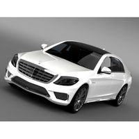 Mercedes Benz S 65 AMG W222 2014 - 3D Car for Maya