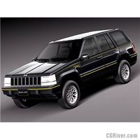 Jeep Grand Cherokee Limited 1993-1998 - 3D Model