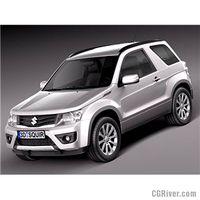 Suzuki Grand Vitara 2013 3-door - 3D Model