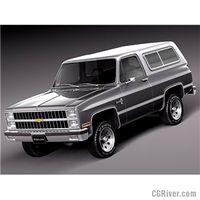 Chevrolet Blazer K5 1981- 1987 - 3D Model
