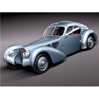 Bugatti Type 57 Atlantic 3D Model