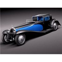 Bugatti Type 41 Royale Coupe Napoleon 3D Model