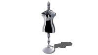 Chrome, le mannequin Maisons du monde. Réf. 116.900 Prix: 39