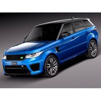 Land Rover Range Rover Sport SVR 2015 - 3D Model