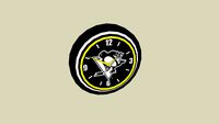 Pittsburgh Penguins Gameroom Clock