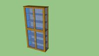 VITRINA EN MADERA