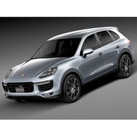 Porsche Cayenne Turbo 2015 - 3D Model