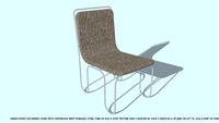 CHAIR DINING TEXTURED GREY BY JOHN A WEICK RA & AP LEED