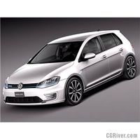 Volkswagen Golf GTE 2015 - 3D Model