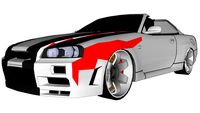 Modified Nissan Skyline Lowrider Edition