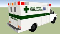 AMBULANCIA CRUZ VERDE GUADALAJARA JALISCO MEXICO