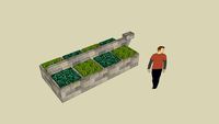 watering eatable plants
