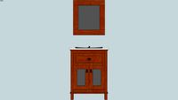 mueble baño rustico