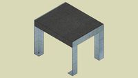 A12 40 1 10 one-seater with 1 Basalt-slab