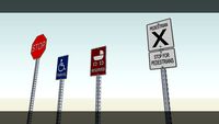 Parking Lot Signs