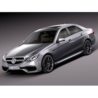 Mercedes-Benz E63 AMG Sedan 2014 - 3D Model