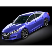 HQ LowPoly Nissan Maxima 2016 - 3D Model