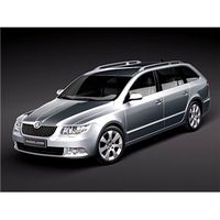 Skoda Superb Combi 2010 3D Model