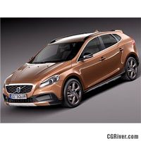 Volvo V40 Cross Country 2013 - 3D Model
