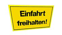 Einfahrt Freihalten schild