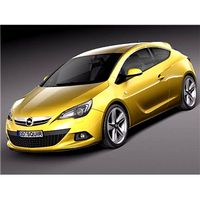 Opel Astra GTC 2012 3D Model