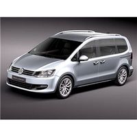Volkswagen Sharan 2010 3D Model