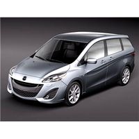 Mazda 5 Mini Van 3D Model
