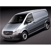 Mercedes Vito 2010 Panel Van 3D Model