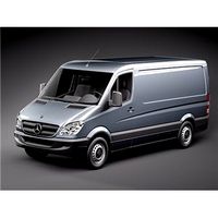 Mercedes Sprinter II Van Short Low - 3D Model