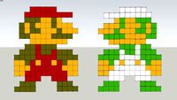 Mario et Luigi 8bit