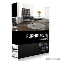 3D Model Volume 25 Furniture III - CGAxis