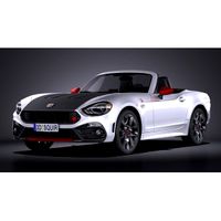 Fiat 124 Spider Abarth 2017 - 3D Model