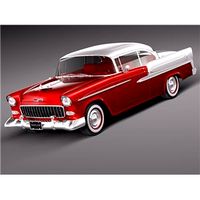 Chevrolet Bel Air Coupe 1955 3D Model