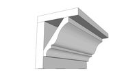 CertainTeed Soffit, Trimboard, 47 Crown Buildup