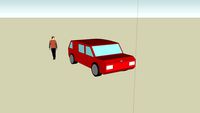 perle red car