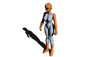 MANGA BABE ANIME FEMALE FIGURE V1.0 1994 by TOMWOOF
