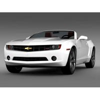 Chevrolet Camaro Convertible 2011 - 3D Car for Maya