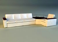 Corner modern sofa3d model