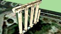 National Museum, Beirut Columns - Lebanon