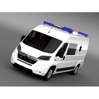 Citroen Jumper Ambulance 2015 - 3D Car for Maya