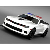 Chevrolet Camaro Z28 Police 2015 - 3D Car for Maya