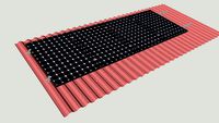 Fotovoltaico su tetto in lamiera (Esempio)