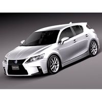 Lexus CT 200h 2014 - 3D Model