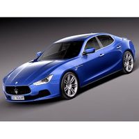 Maserati Ghibli 2014 - 3D Model