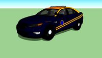 West Virginia State Police Ford Police Intercepter. Turnpike Division