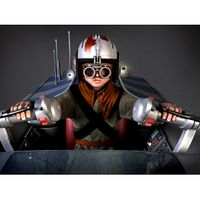 Star Wars Pod Racer with Anakin - 3D Model