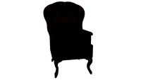 76674 Arm Chair Cafehaus Brown Suede (Sessel Cafehaus Brown Suede)