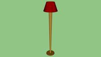 Lampadaire rouge